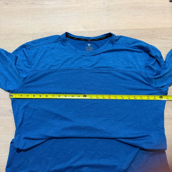 Kuhl Engineered Crew Vibrant Blue Men’s Long Sleeve Tee XXL Hiking Outdoor - Picture 4 of 12